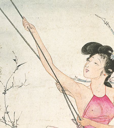 仓山-胡也佛的仕女画和最知名的金瓶梅秘戏图
